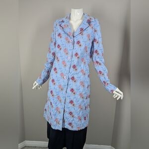 Johnny Was Embroidered Jacket | Boho Cotton Medium